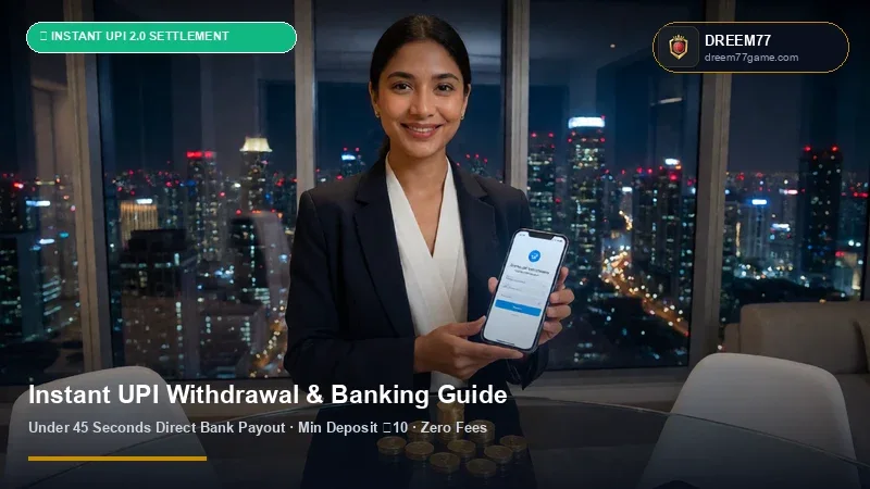 Dreem77 Instant UPI Withdrawal & ₹10 INR Deposit Tutorial